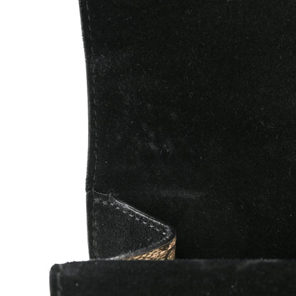 Gucci GG Supreme Monogram Suede Crystal Small Dionysus Shoulder Bag Beige Ebony Black 12 of 13