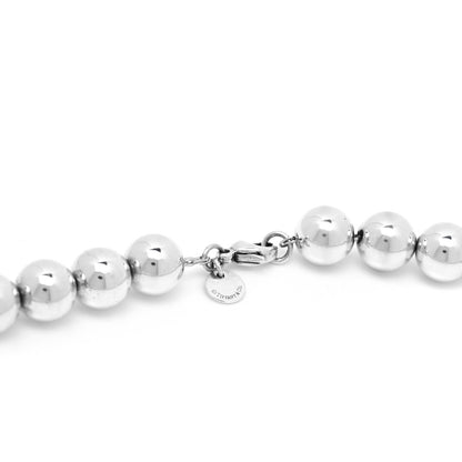 Tiffany Sterling Silver 10mm HardWear Ball Necklace 3 of 5
