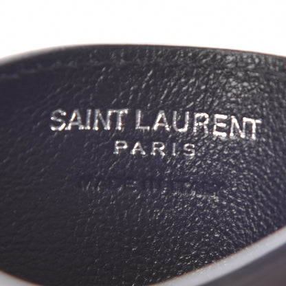 Saint Laurent Calfskin Y Quilted Monogram LouLou Credit Card Case Black 6 of 7