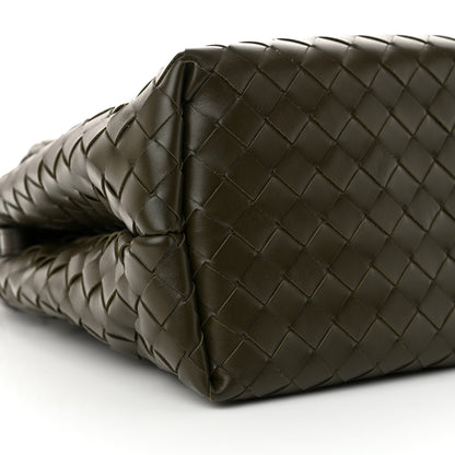 Bottega Veneta Calfskin Intrecciato Medium Andiamo Messenger Bag Kaki 9 of 10