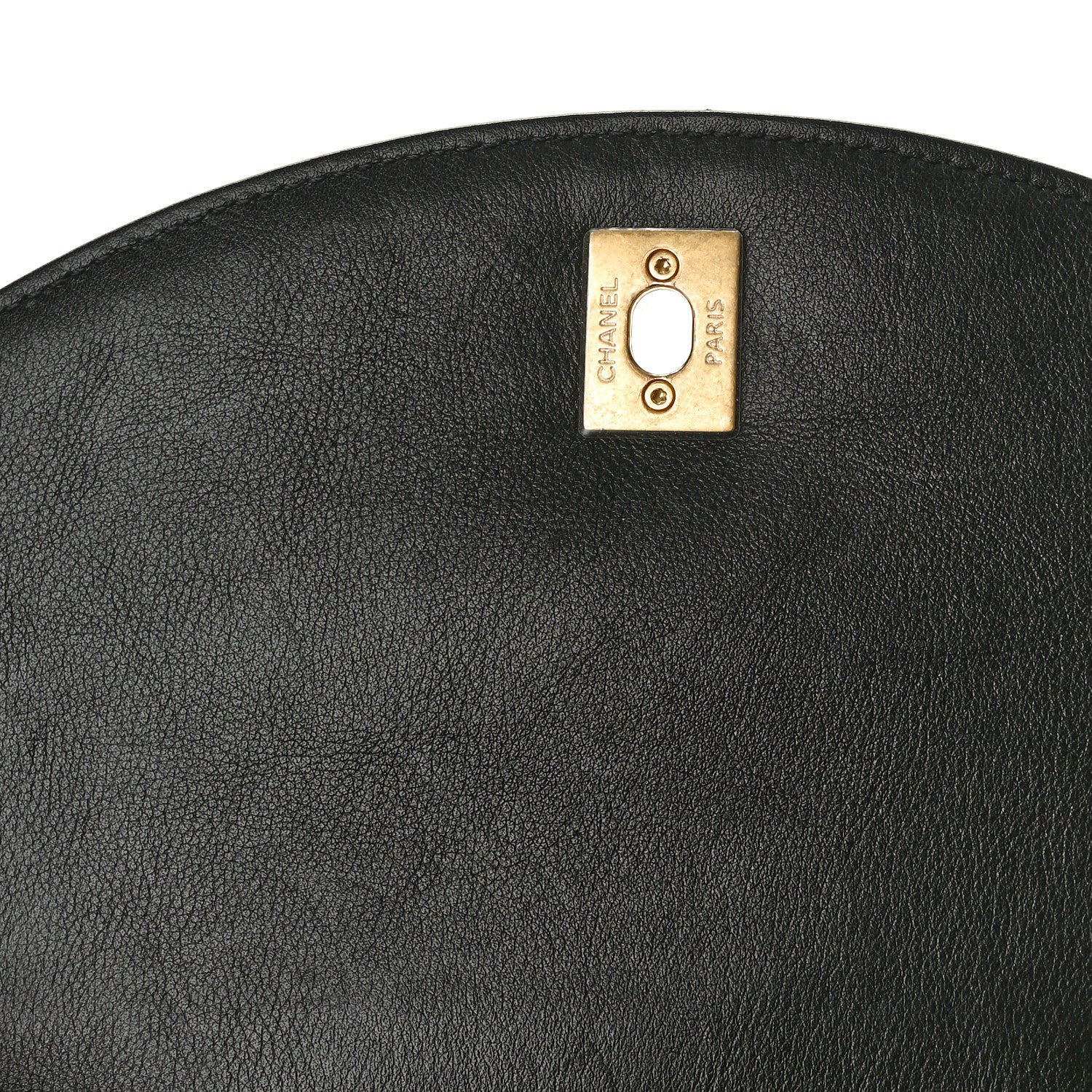 Chanel Calfskin Caviar Quilted Chain Handle Flap Black 12 of 12