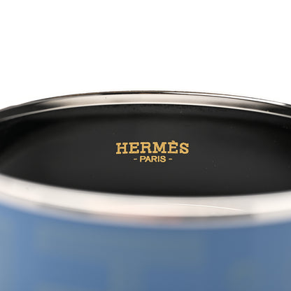 Hermes Enamel Wide Printed Sellier Bracelet 65 5 of 5