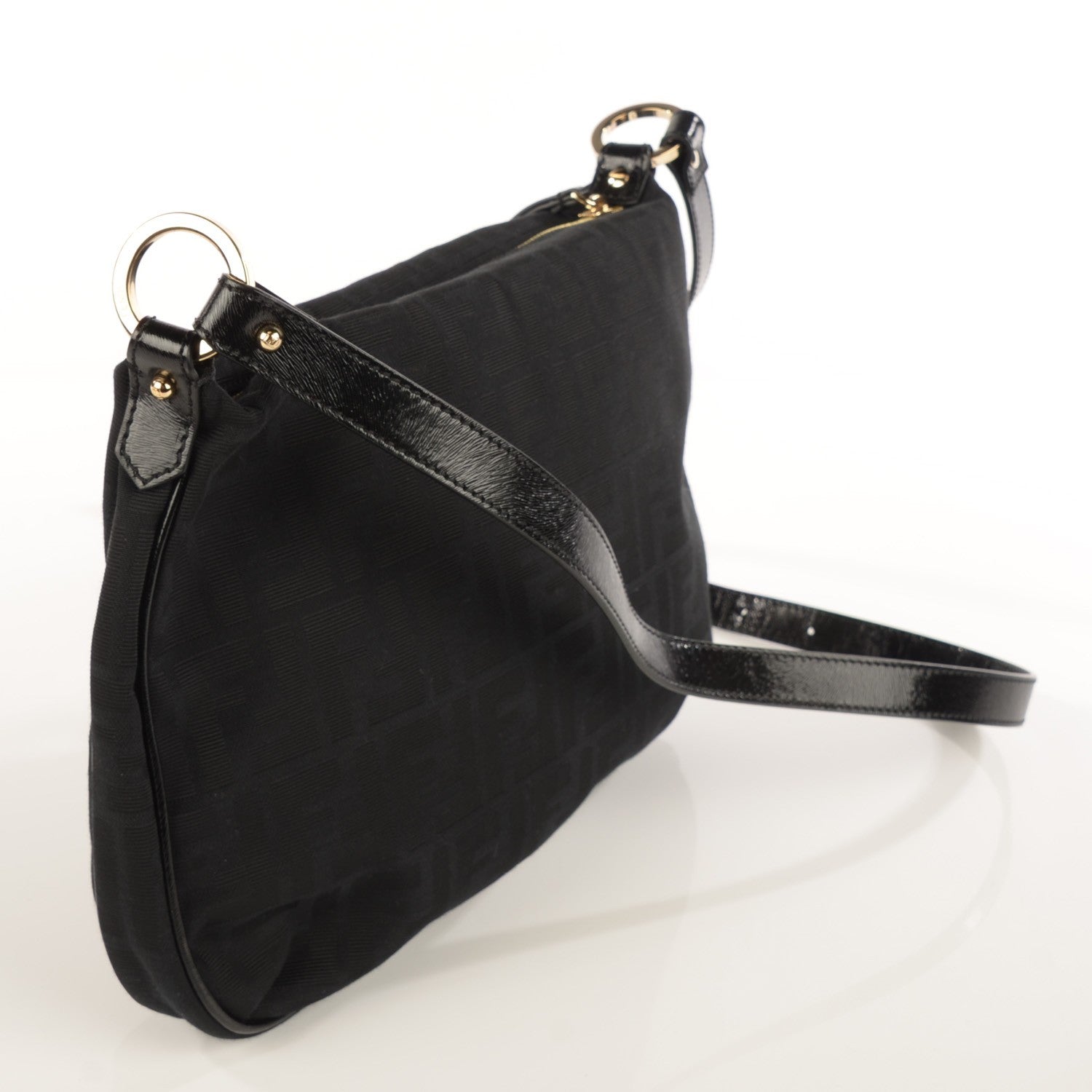 Fendi Zucca Chef Crossbody Bag Black 3 of 9
