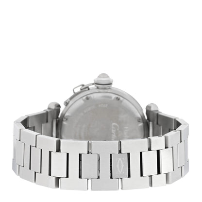 Cartier Stainless Steel 35mm Pasha C Automatic Watch Black 3 of 4