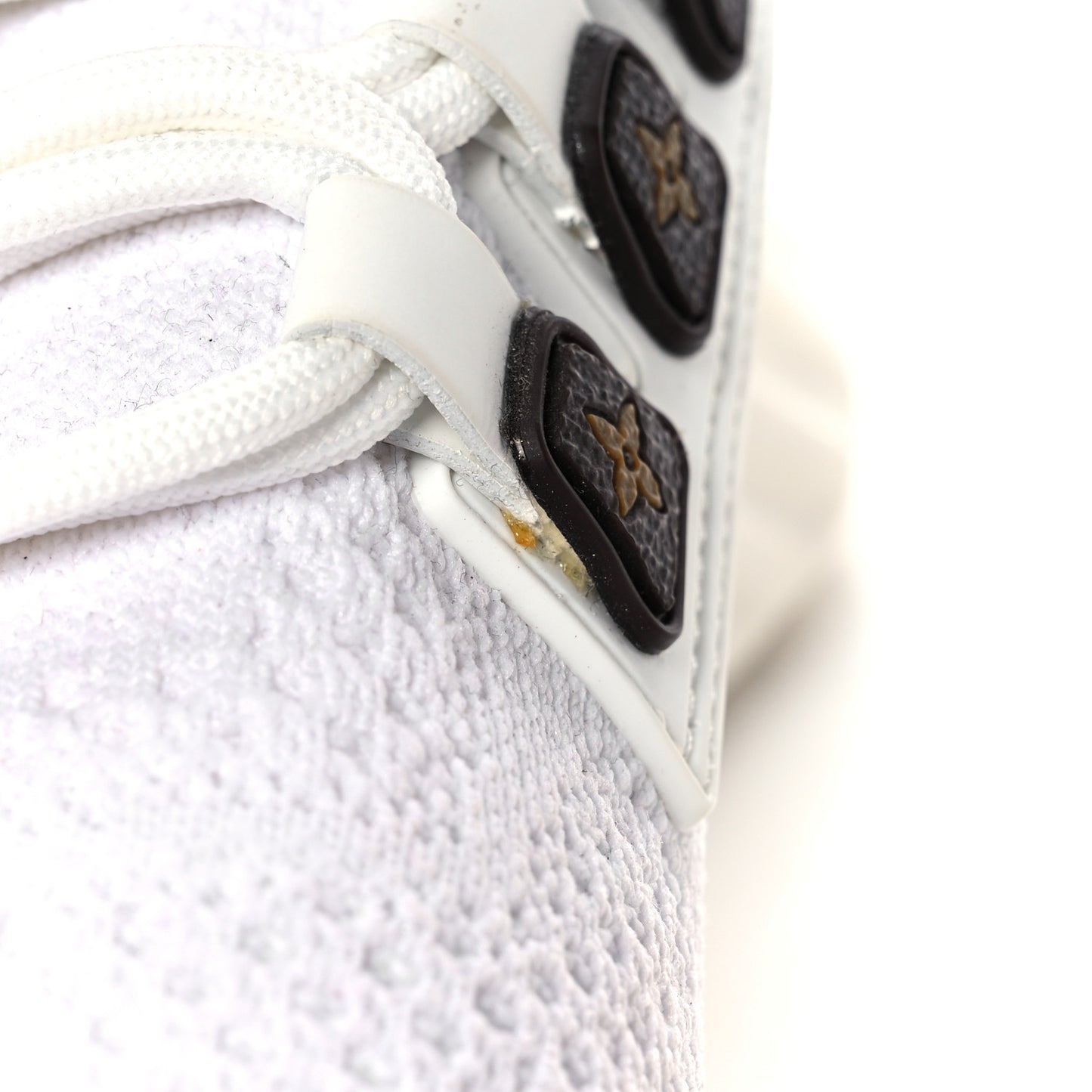 Technical Nylon Monogram Rubber Aftergame Sneakers 37 White