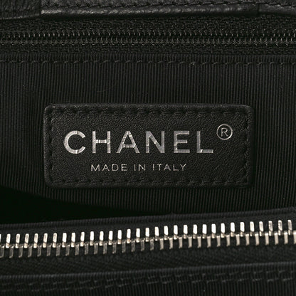 Chanel Calfskin Small Cerf Executive Shopper Tote Black 7 of 10