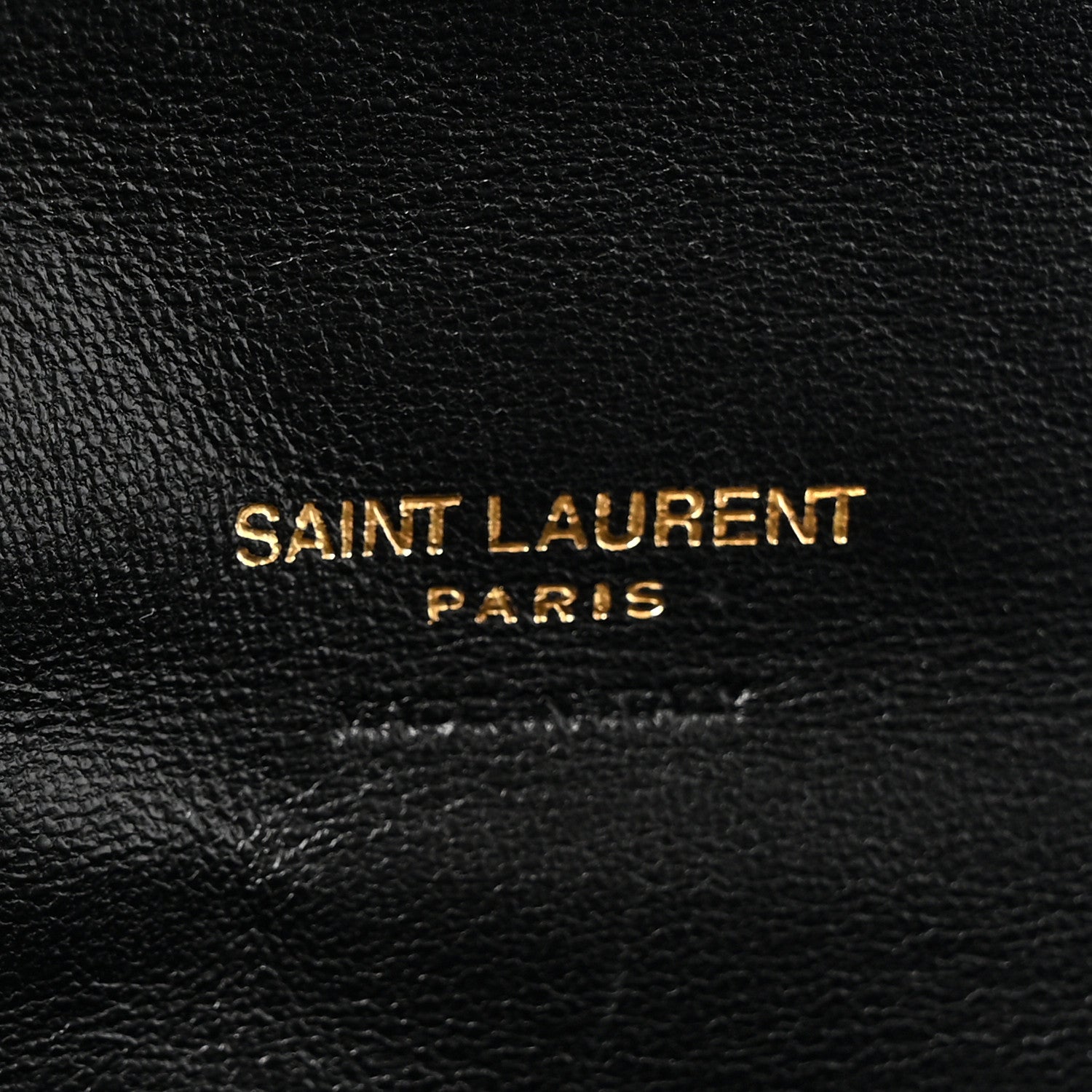 Saint Laurent Lambskin Quilted Gaby Phone Holder Crossbody Bag Black 6 of 16
