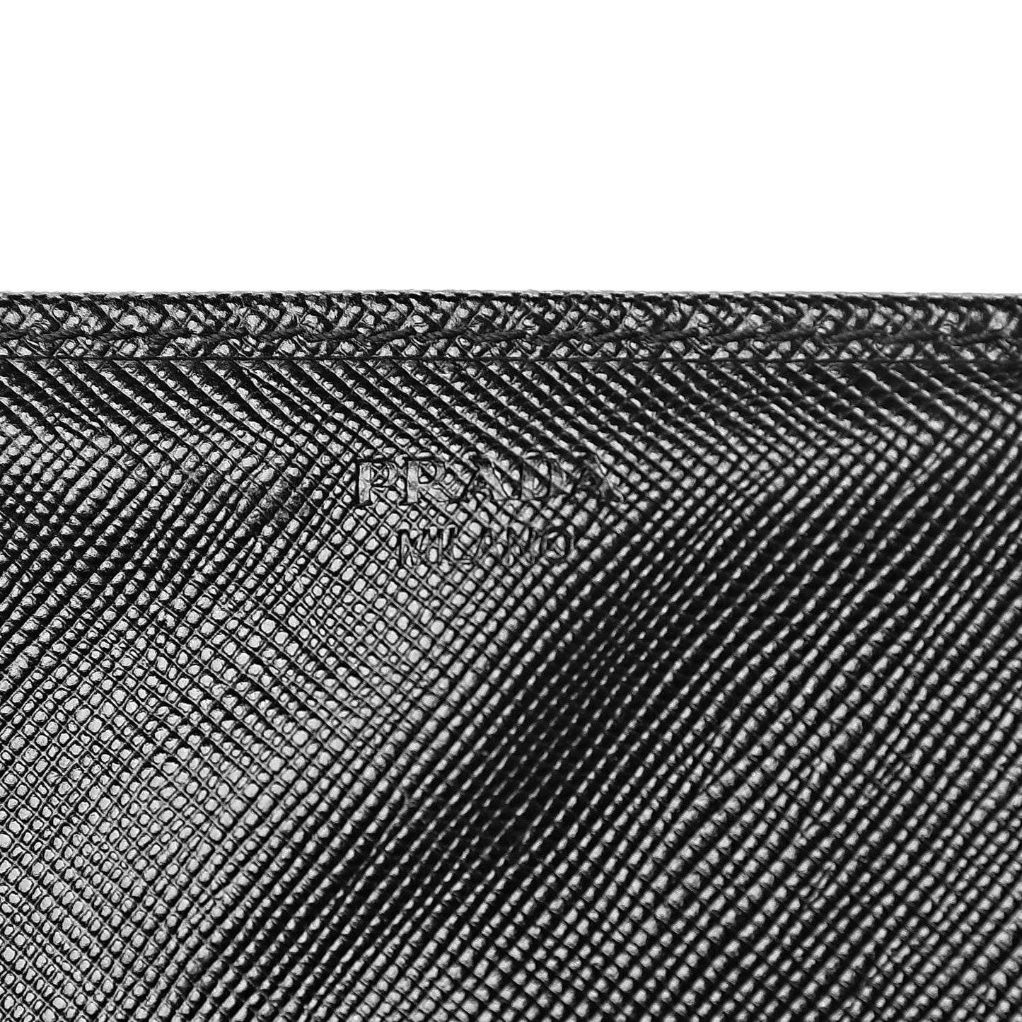 Saffiano Continental Flap Wallet Black