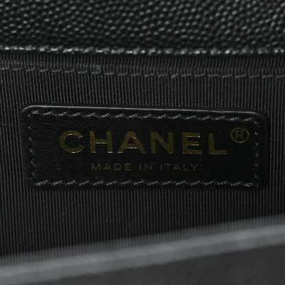 Chanel Caviar Quilted Medium Boy Flap Black 6 of 11