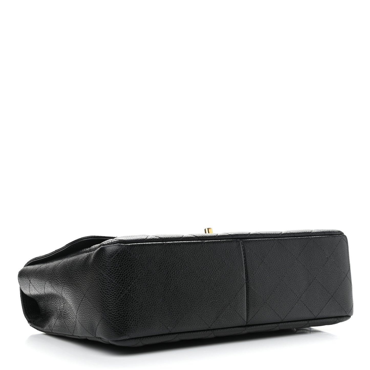 Caviar Quilted Jumbo Single Flap Black
