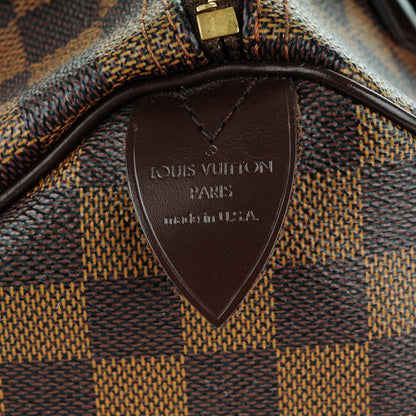Louis Vuitton Damier Ebene Speedy 25 6 of 9