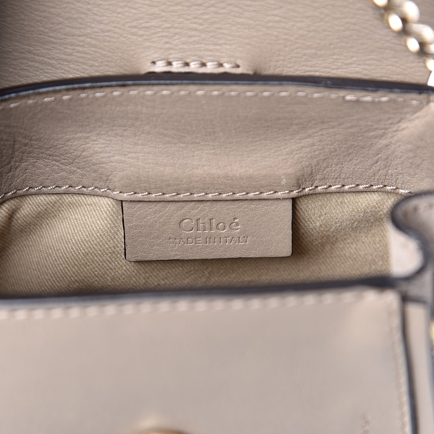 Chloe Suede Calfskin Mini Faye Backpack Motty Grey 5 of 12
