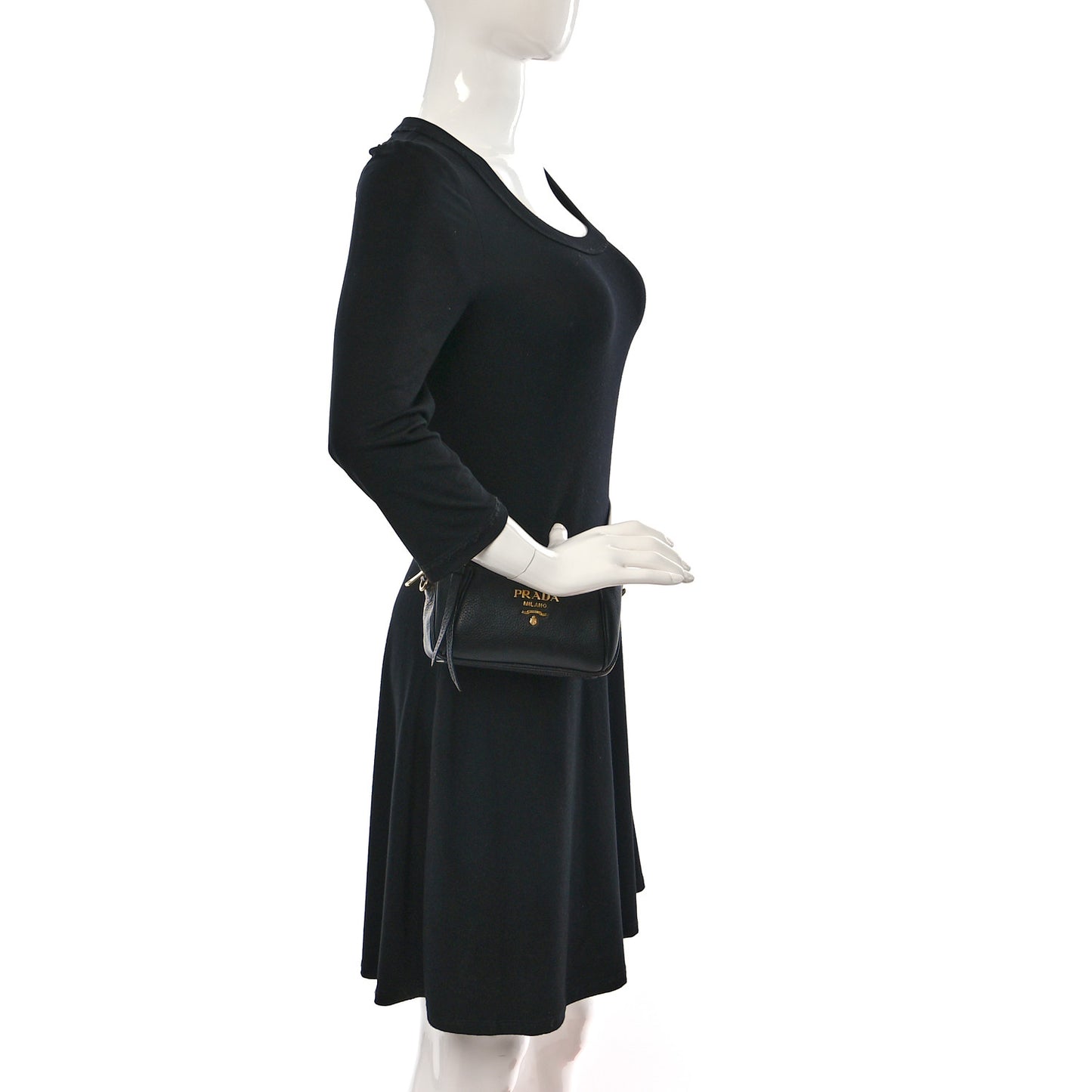 Vitello Daino Belt Bag Black