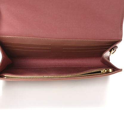 Louis Vuitton Vernis Rossmore MM Rose Velours 5 of 11