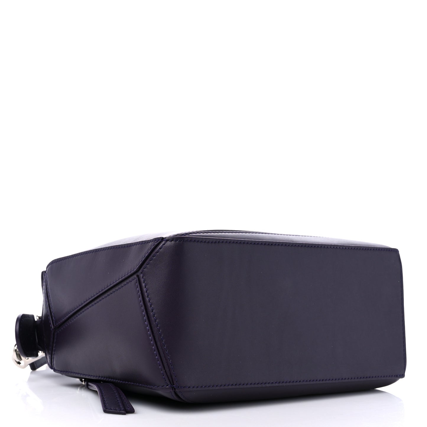 Satin Calfskin Small Puzzle Bag Deep Purple