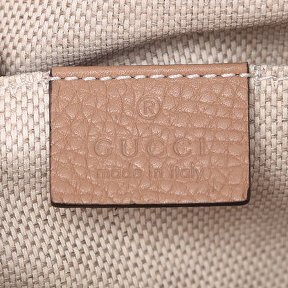 Gucci Pebbled Calfskin Small Soho Disco Bag Rose Beige 6 of 7