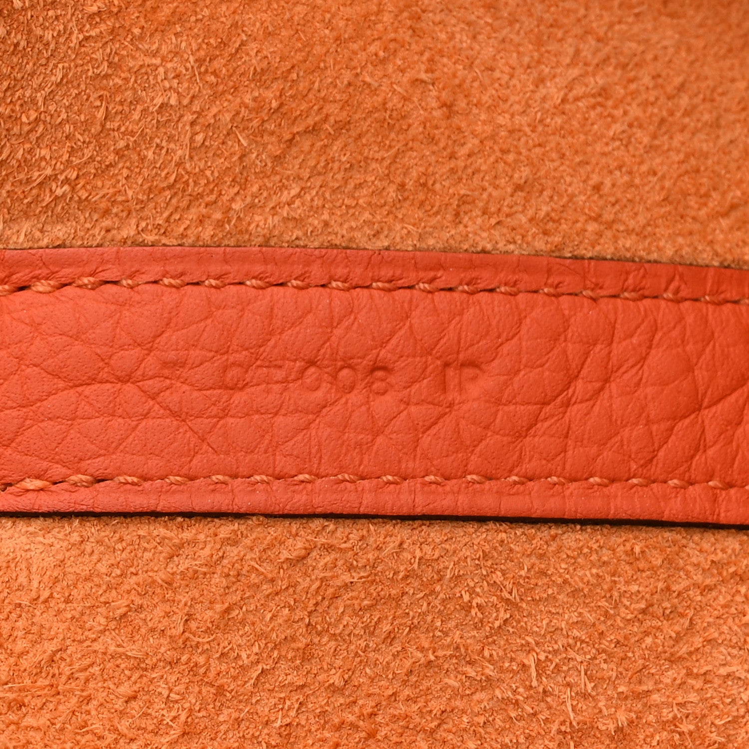 Hermes Taurillon Clemence Picotin 26 GM Orange Poppy 7 of 10