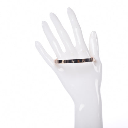 Cartier 18K Pink Gold LOVE Bracelet 19 2 of 5