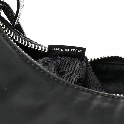 Prada Nylon Re-Edition 2005 Shoulder Bag Black 7 of 11