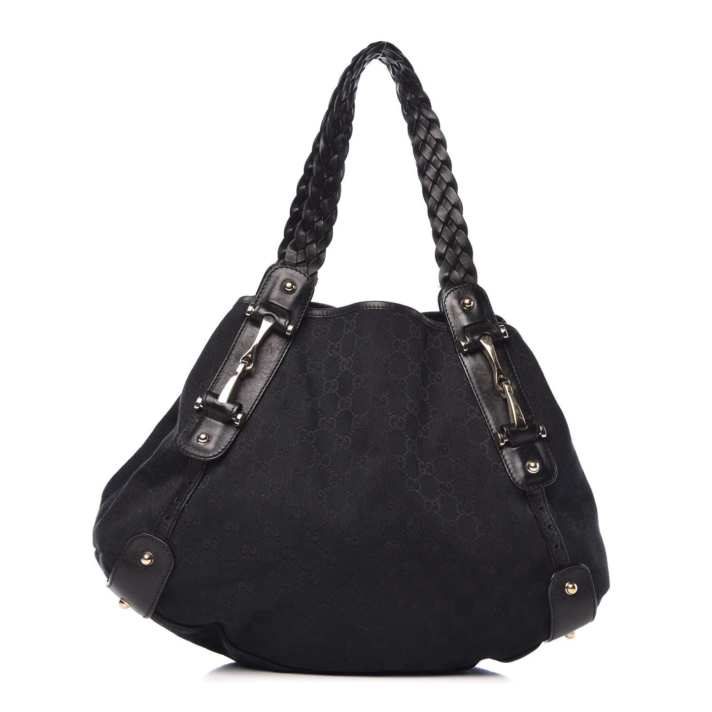 Monogram Medium Pelham Shoulder Bag Black