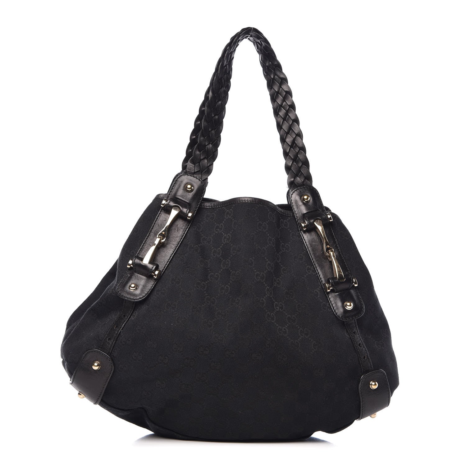 Gucci Monogram Medium Pelham Shoulder Bag Black 1 of 14