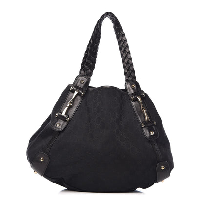 Gucci Monogram Medium Pelham Shoulder Bag Black 1 of 14