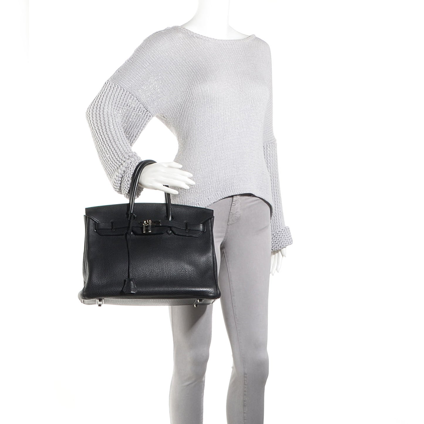 Taurillon Clemence Birkin 35 Black
