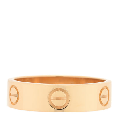 Cartier 18K Yellow Gold 5.5mm LOVE Ring 56 7.5 3 of 5