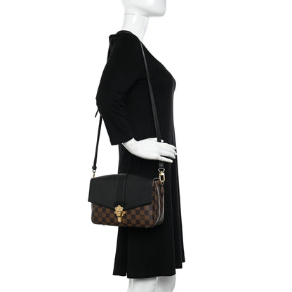 Louis Vuitton Damier Ebene Clapton Black 2 of 9