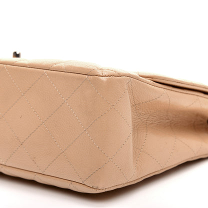 Chanel Caviar Quilted Jumbo Single Flap Beige 7 of 10