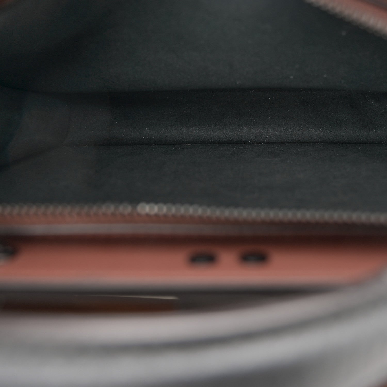 Fendi Cuoio Romano Vitello Cover Monochrome Peekaboo I SEE U Satchel 5 of 14