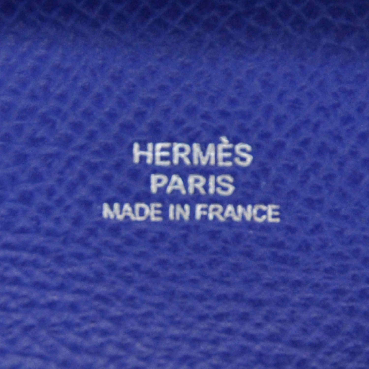 Hermes Epsom Bastia Bleu Electric 5 of 5