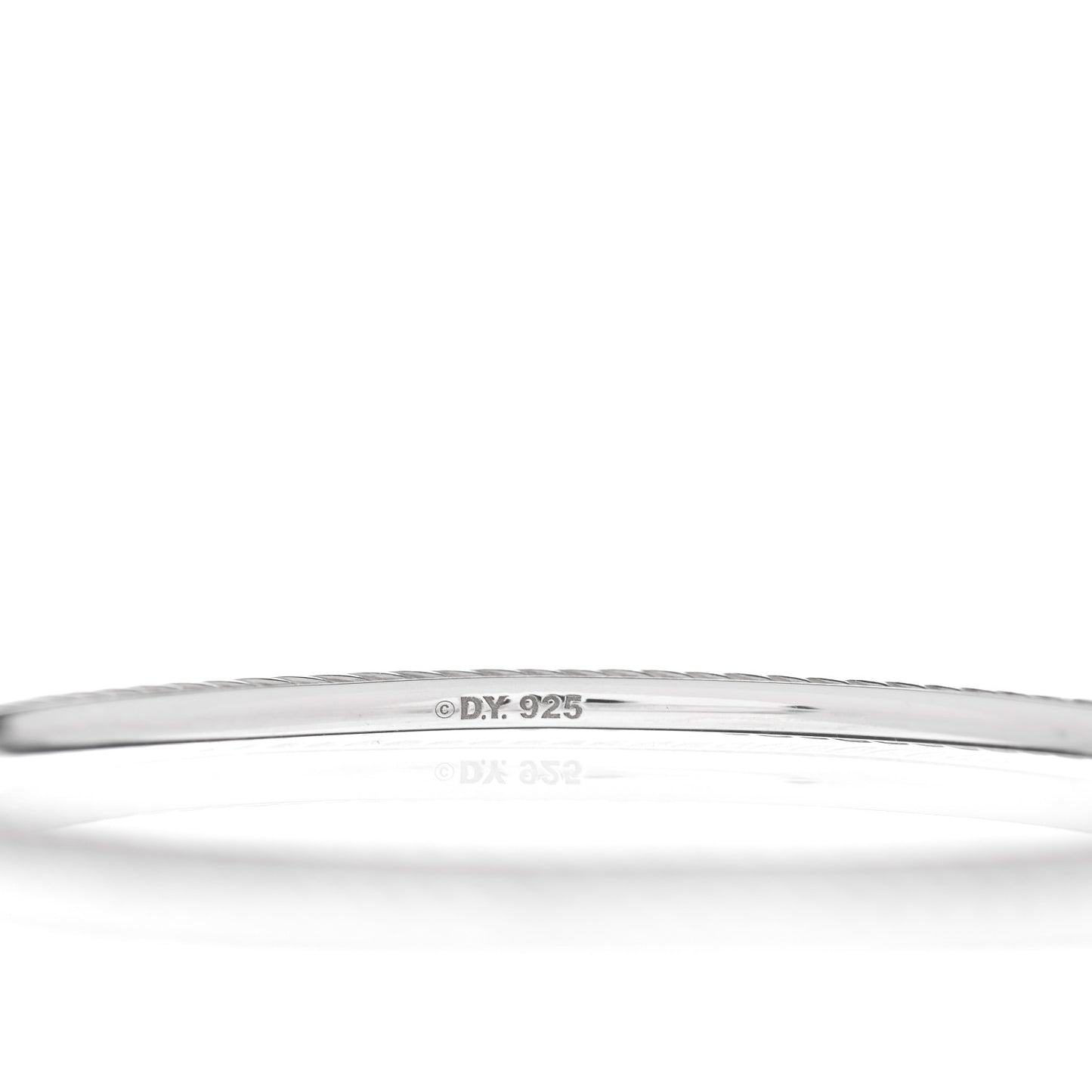 Sterling Silver 4mm Cable Classics Bangle Bracelet