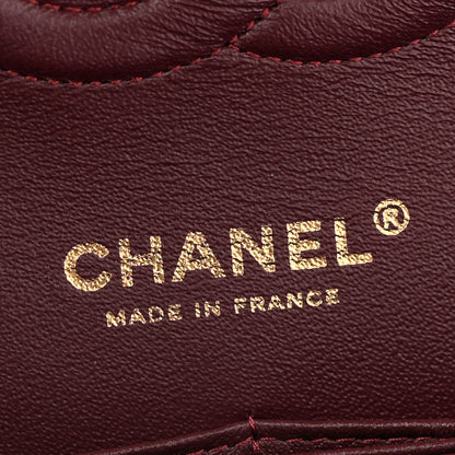 Chanel Lambskin Quilted Medium Double Flap Black 6 of 10