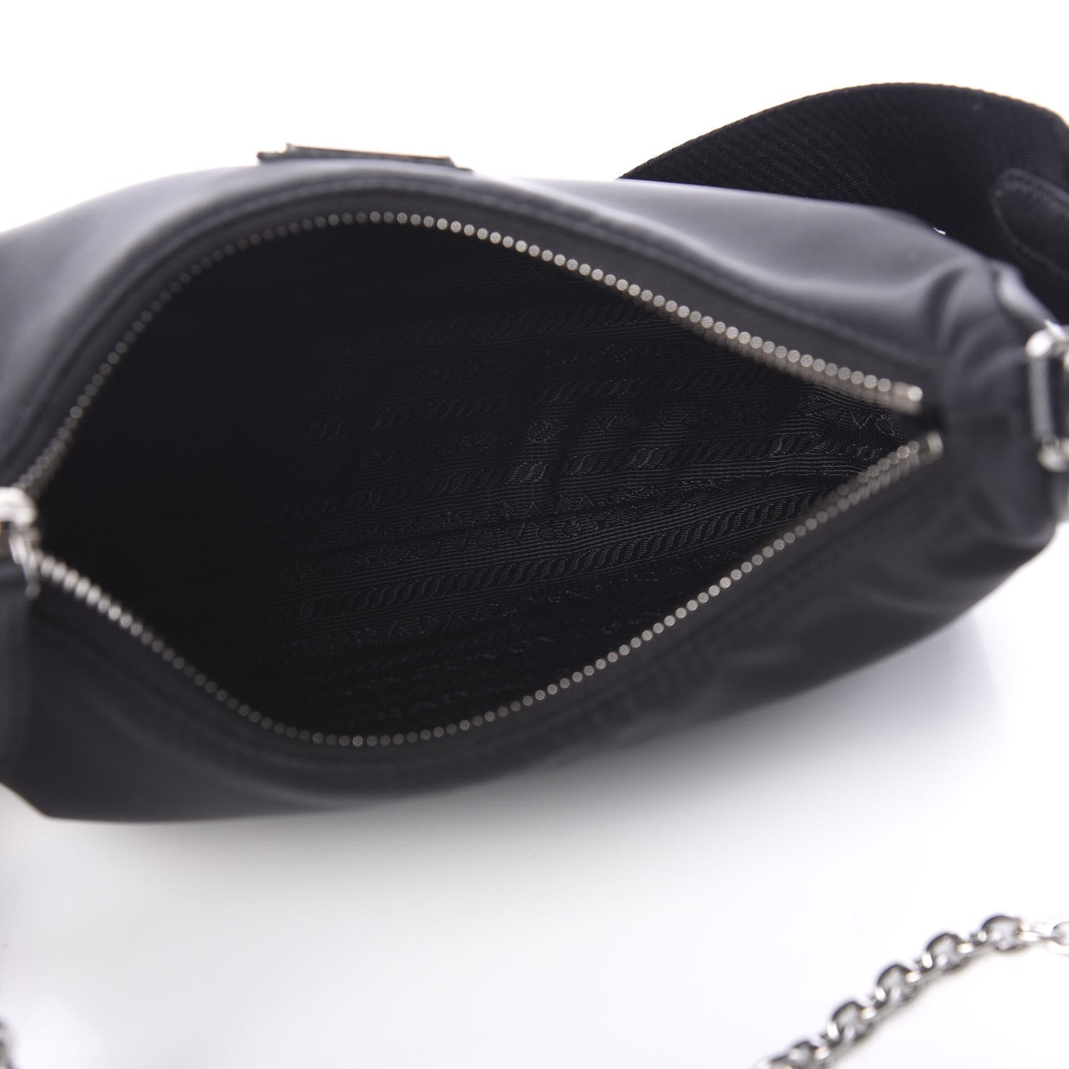 Prada Nylon Re-Edition 2005 Shoulder Bag Black 4 of 8