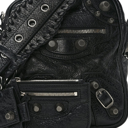 Balenciaga Agneau Arena Le Cagole Crossbody Bag Black 10 of 15