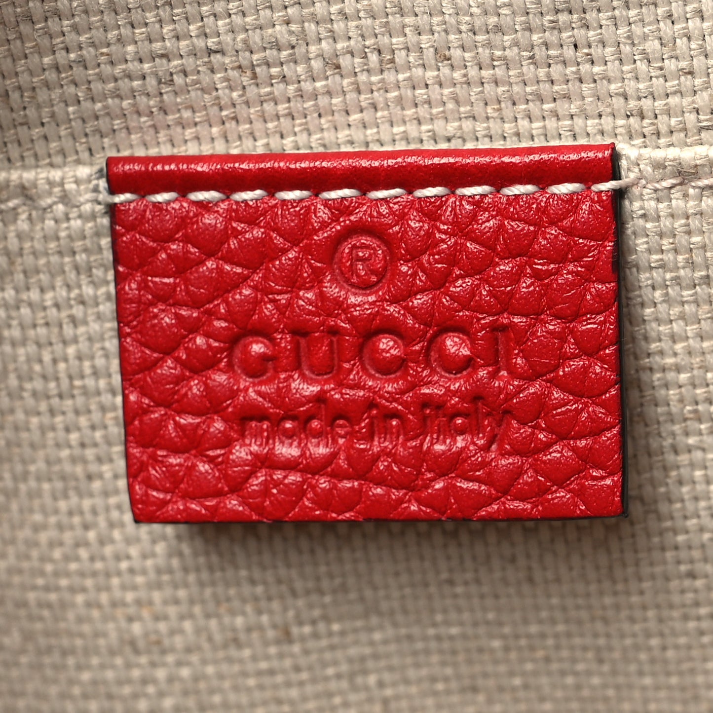 Pebbled Calfskin Small Soho Disco Bag Tabasco Red