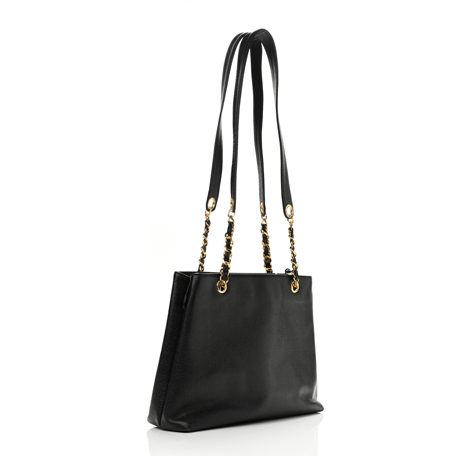 Chanel Caviar CC Shoulder Bag Black 3 of 10