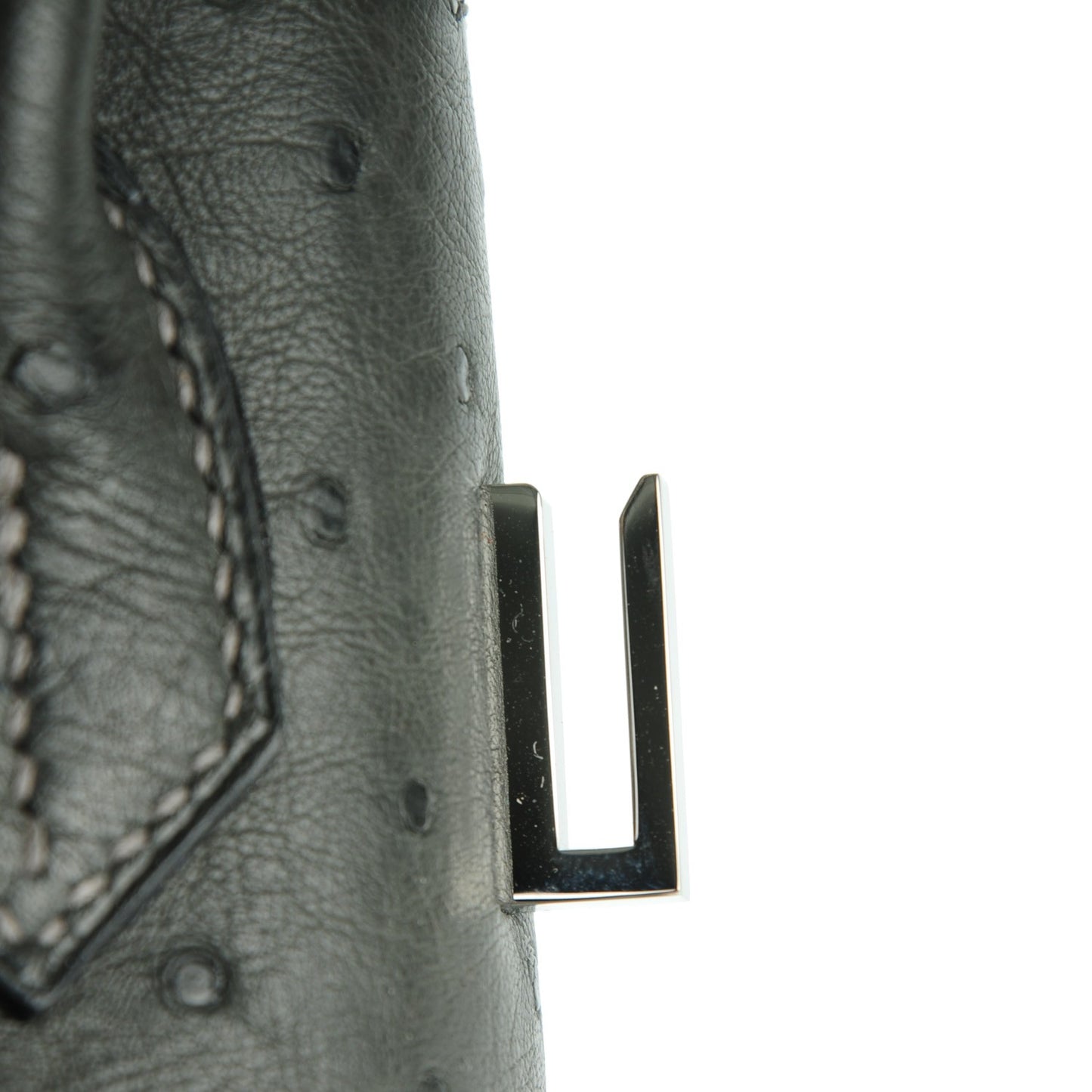 Ostrich Birkin 30 Graphite