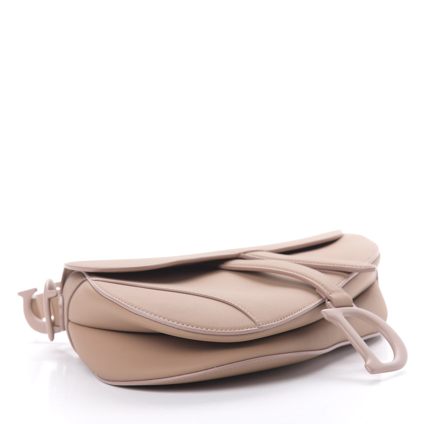 Ultra Matte Calfskin Saddle Bag Blush