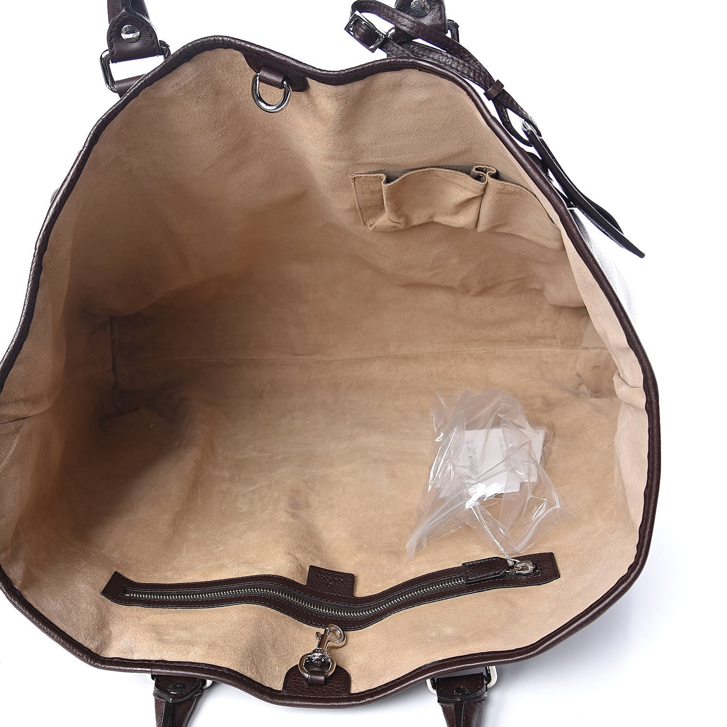 Gucci Calfskin Large Tote Brown 5 of 10