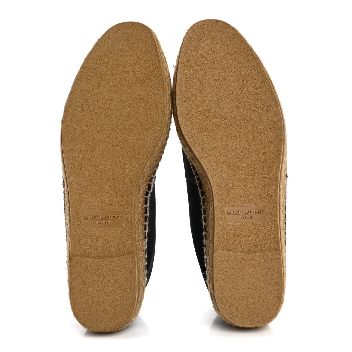 Canvas Nappa Elba Light Logo Embroidered Espadrilles 40 Black