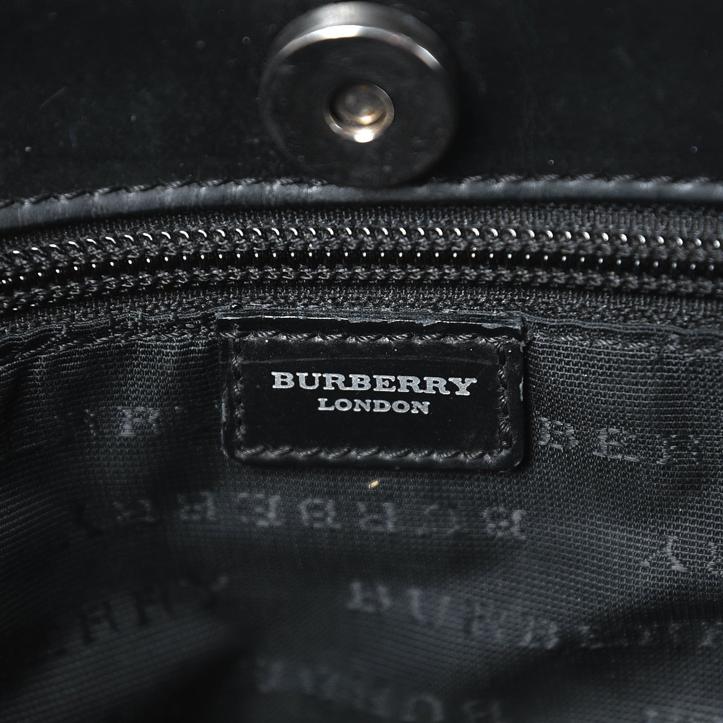 House Check Medium Tote Black