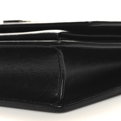Saint Laurent Calfskin Monogram Sunset Top Handle Chain Wallet Black 10 of 10