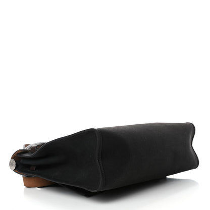 Hermes Toile Vache Hunter Herbag Zip 31 PM Black Ebene 3 of 4
