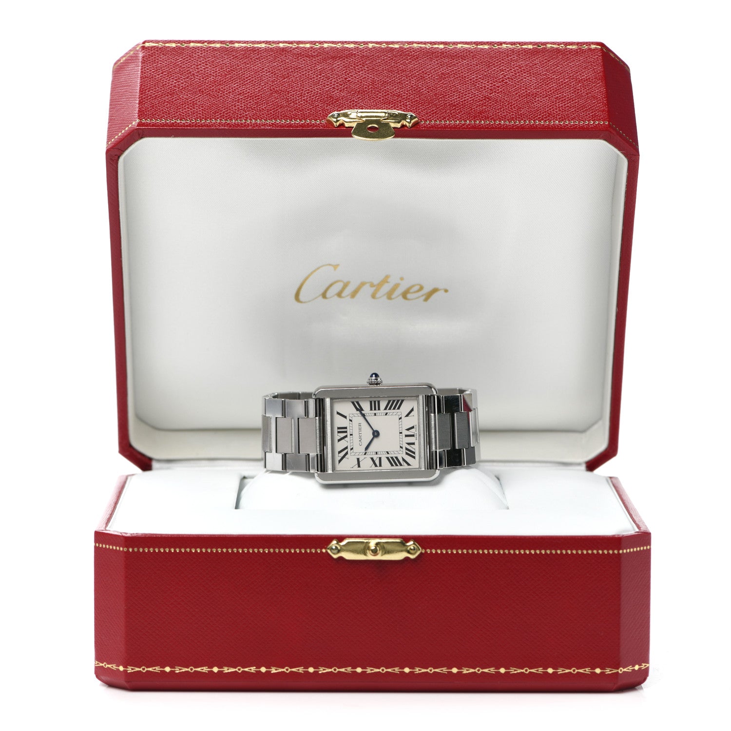 Cartier Stainless Steel 27mm Tank Solo Quartz Watch 5 of 5
