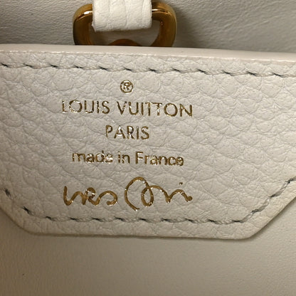 Louis Vuitton X UF Taurillon Artycapucines BB White 8 of 11