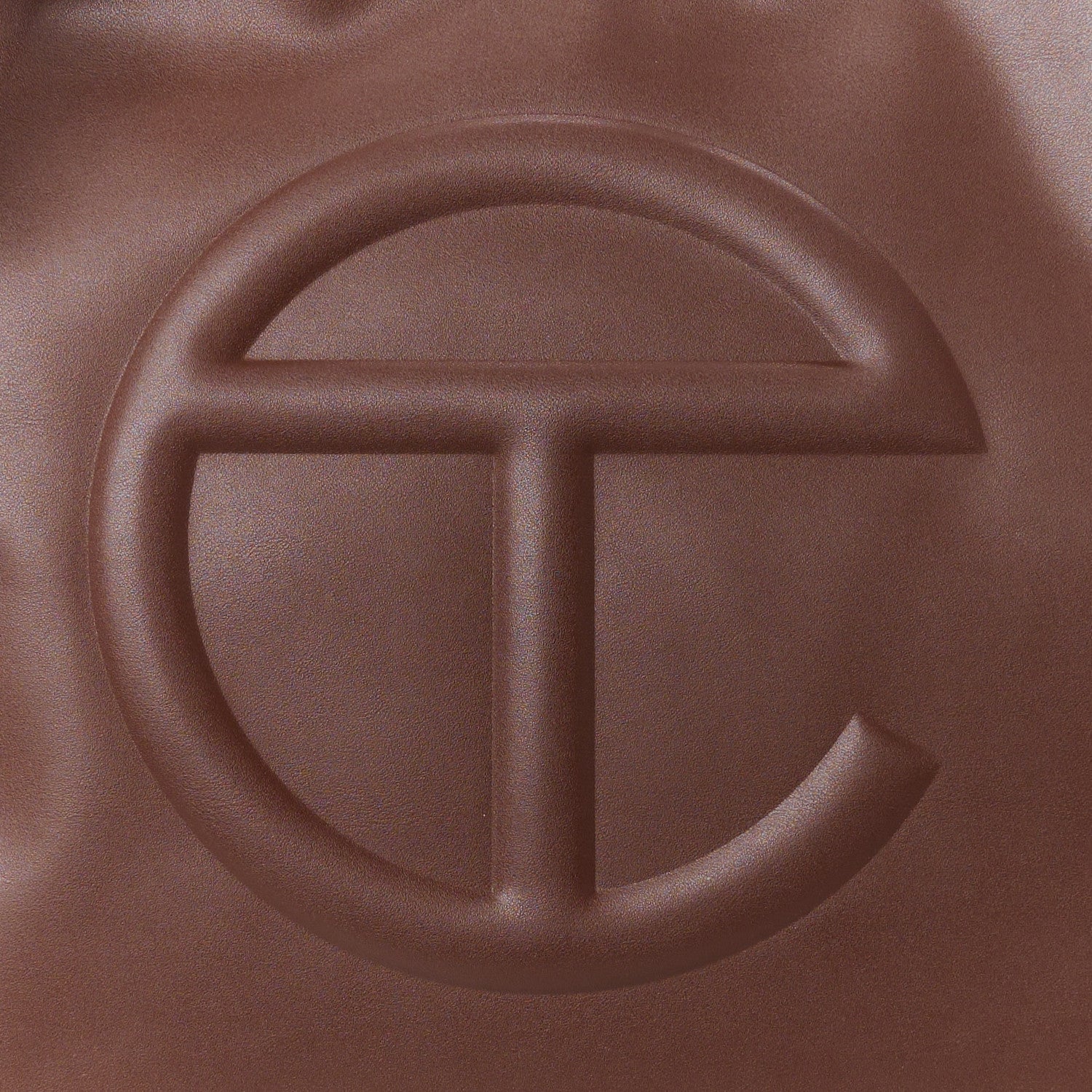Telfar Vegan Leather Large Shopping Bag Chocolate 9 of 11