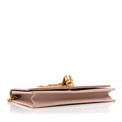 Saint Laurent Smooth Calfskin Classic Monogram Kate Tassel Chain Wallet Pale Pink 4 of 19