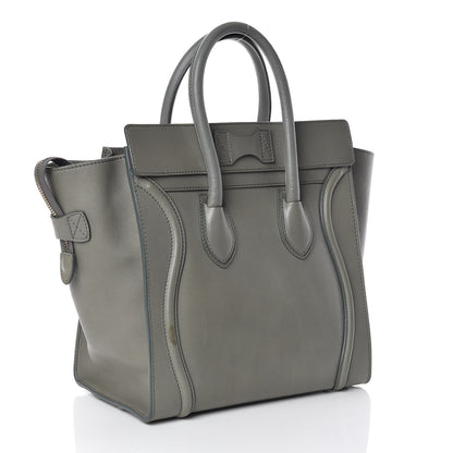 Celine Smooth Calfskin Mini Luggage Almond 3 of 8